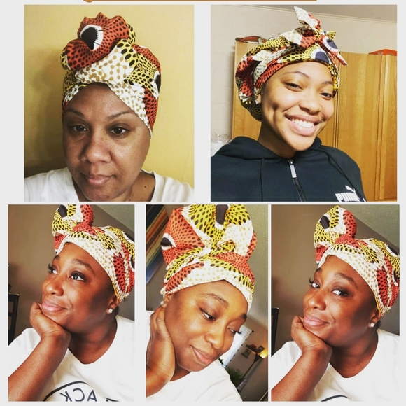 Satin-lined Wrap Bonnets & Turbans - Picture 6 of 8